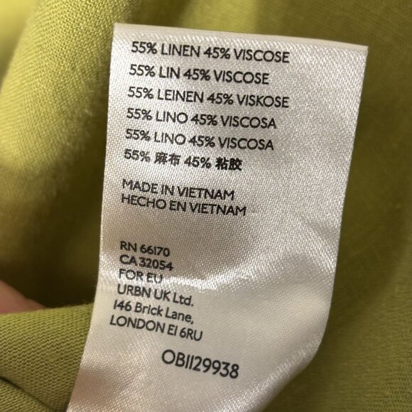 Free People Get Away With Me Tunic in Frosted Fern V-Neck Short Sleeve - XL - Picture 14 of 14